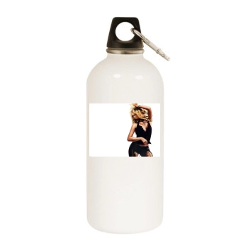 Shakira White Water Bottle With Carabiner