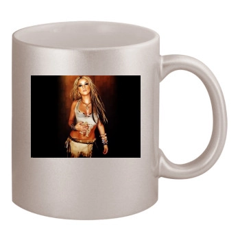 Shakira 11oz Metallic Silver Mug