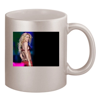 Shakira 11oz Metallic Silver Mug