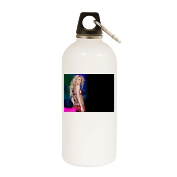 Shakira White Water Bottle With Carabiner