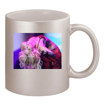 Shakira 11oz Metallic Silver Mug