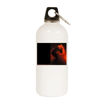 Shakira White Water Bottle With Carabiner