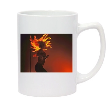 Shakira 14oz White Statesman Mug