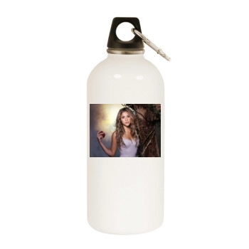 Shakira White Water Bottle With Carabiner