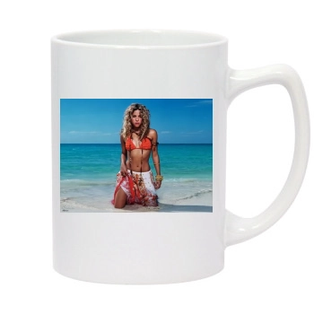 Shakira 14oz White Statesman Mug