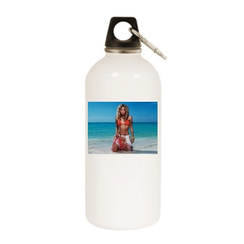 Shakira White Water Bottle With Carabiner