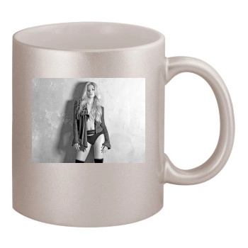 Shakira 11oz Metallic Silver Mug