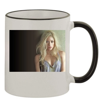 Shakira 11oz Colored Rim & Handle Mug