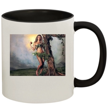 Shakira 11oz Colored Inner & Handle Mug