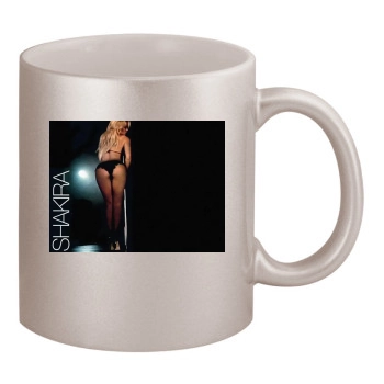 Shakira 11oz Metallic Silver Mug