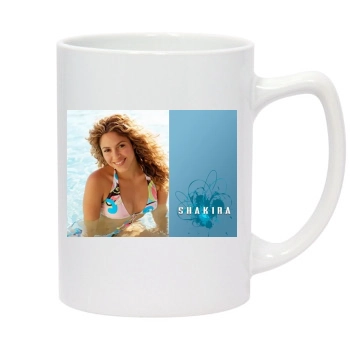 Shakira 14oz White Statesman Mug