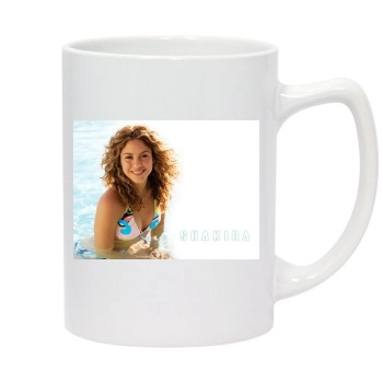 Shakira 14oz White Statesman Mug