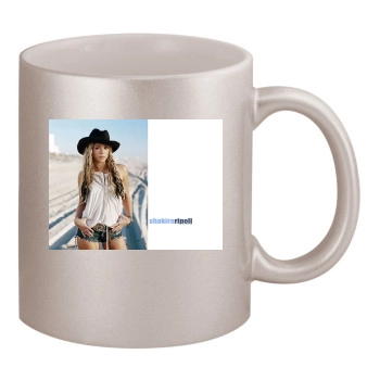 Shakira 11oz Metallic Silver Mug