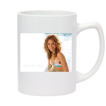 Shakira 14oz White Statesman Mug