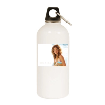 Shakira White Water Bottle With Carabiner