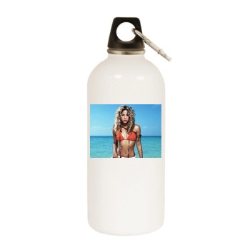 Shakira White Water Bottle With Carabiner