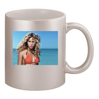 Shakira 11oz Metallic Silver Mug