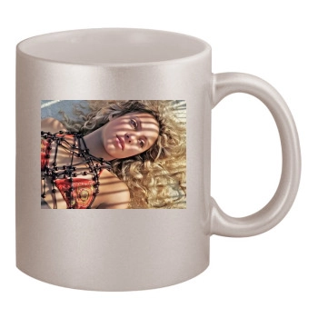 Shakira 11oz Metallic Silver Mug