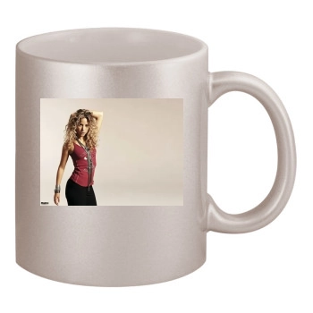 Shakira 11oz Metallic Silver Mug