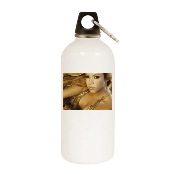 Shakira White Water Bottle With Carabiner