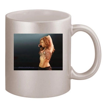 Shakira 11oz Metallic Silver Mug