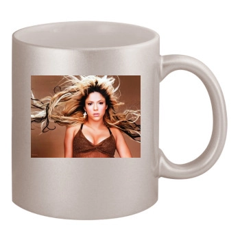 Shakira 11oz Metallic Silver Mug