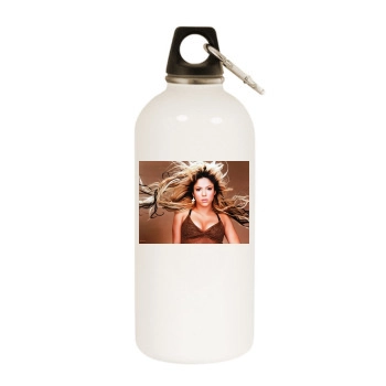 Shakira White Water Bottle With Carabiner