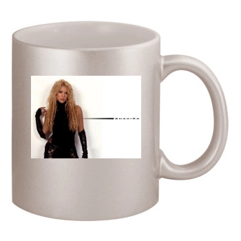 Shakira 11oz Metallic Silver Mug