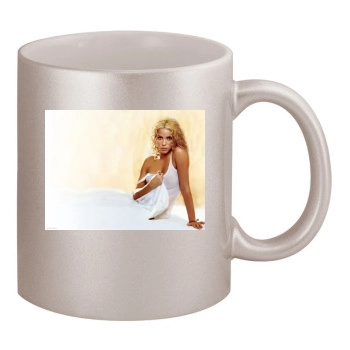 Shakira 11oz Metallic Silver Mug