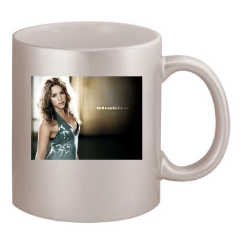 Shakira 11oz Metallic Silver Mug