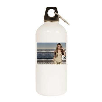 Shakira White Water Bottle With Carabiner