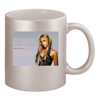 Shakira 11oz Metallic Silver Mug