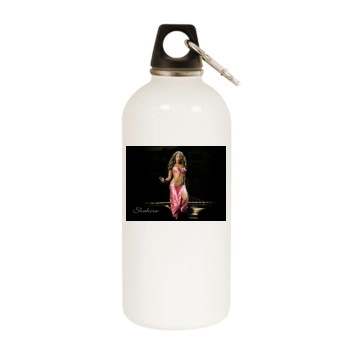 Shakira White Water Bottle With Carabiner