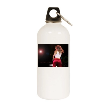 Shakira White Water Bottle With Carabiner