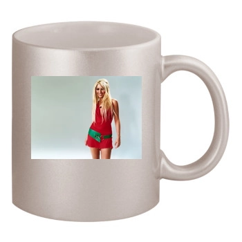 Shakira 11oz Metallic Silver Mug