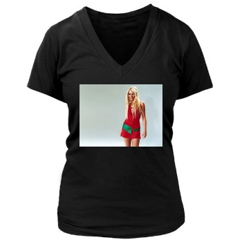 Shakira Women's Deep V-Neck TShirt