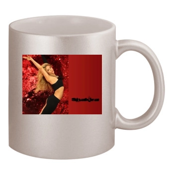 Shakira 11oz Metallic Silver Mug