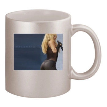 Shakira 11oz Metallic Silver Mug