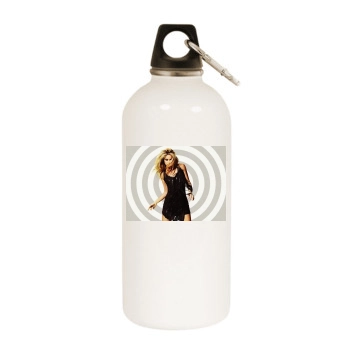 Shakira White Water Bottle With Carabiner