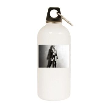 Shakira White Water Bottle With Carabiner