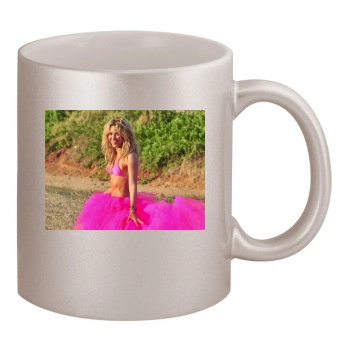 Shakira 11oz Metallic Silver Mug