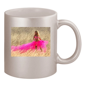 Shakira 11oz Metallic Silver Mug