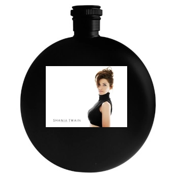 Shania Twain Round Flask