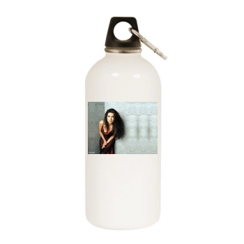 Shania Twain White Water Bottle With Carabiner