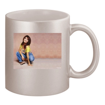 Shania Twain 11oz Metallic Silver Mug