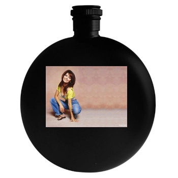 Shania Twain Round Flask