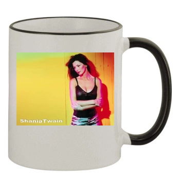 Shania Twain 11oz Colored Rim & Handle Mug