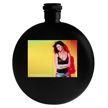 Shania Twain Round Flask