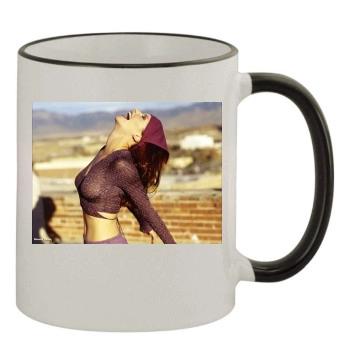 Shania Twain 11oz Colored Rim & Handle Mug