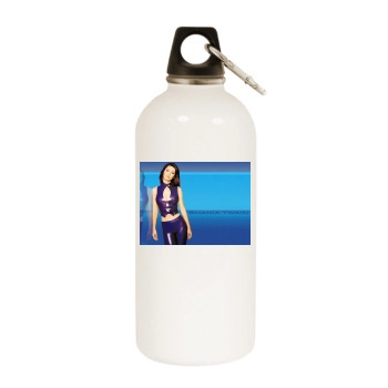 Shania Twain White Water Bottle With Carabiner